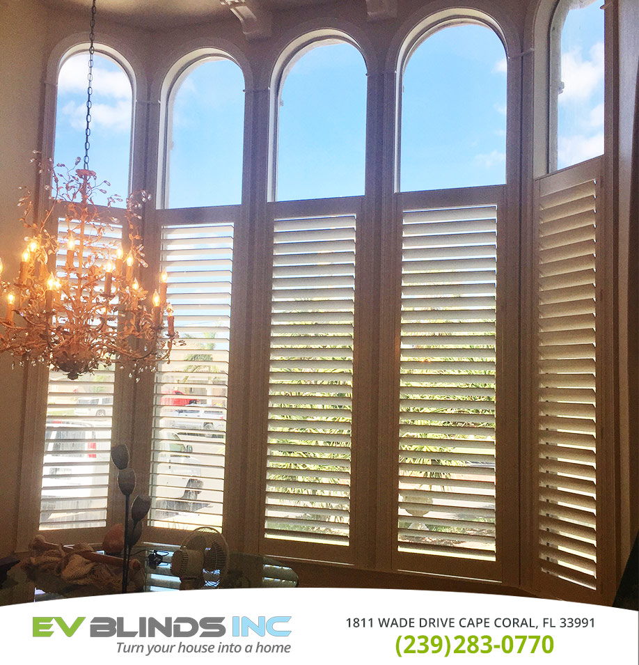 Bay Window Blinds in and near Cape Coral Florida