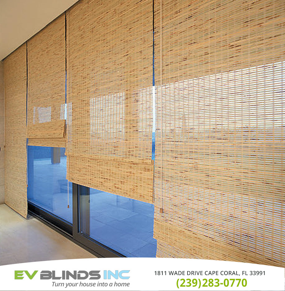 Bamboo Blinds in and near Estero Florida