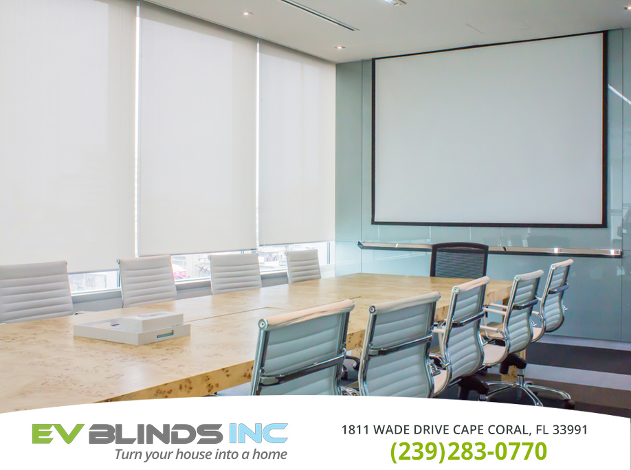 Office Blinds in and near Marco Island Florida