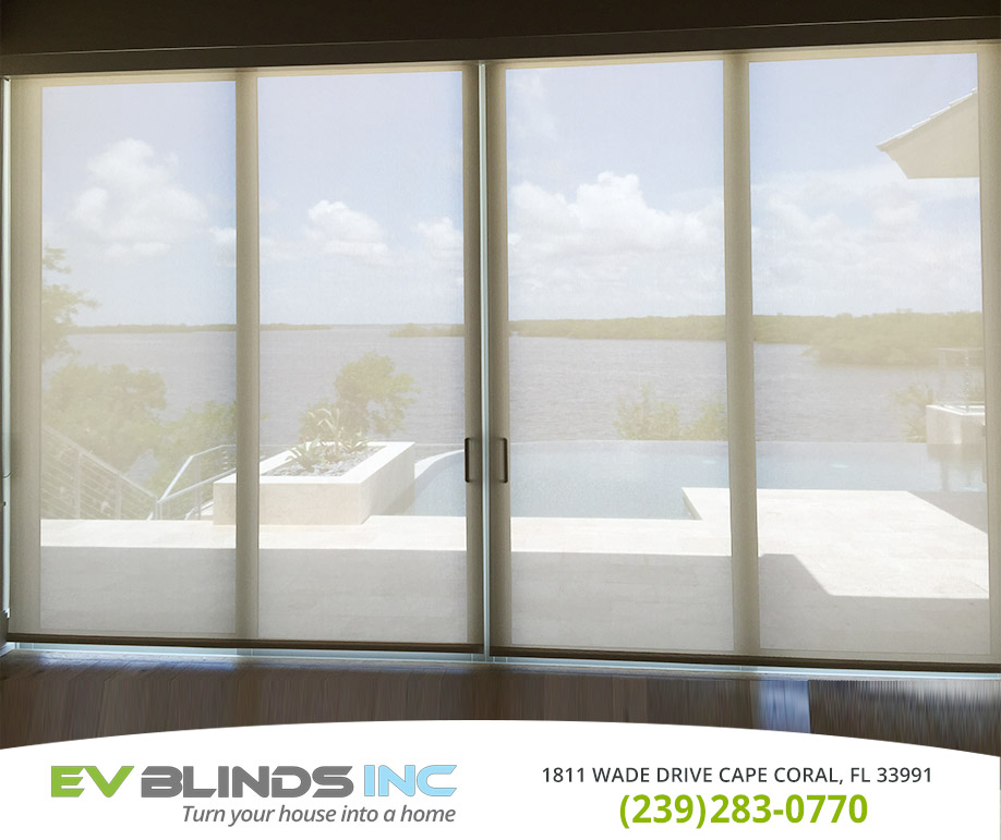 Roll Up Blinds in and near Marco Island Florida