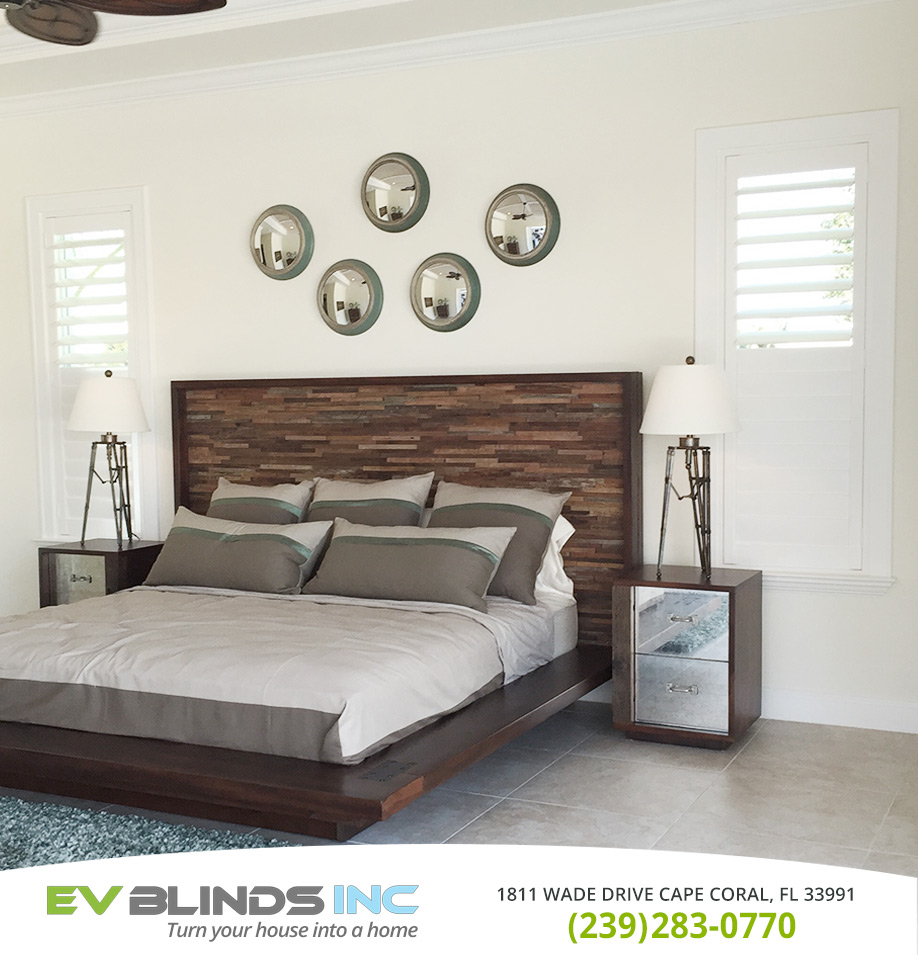 Bedroom Blinds in and near Naples Florida