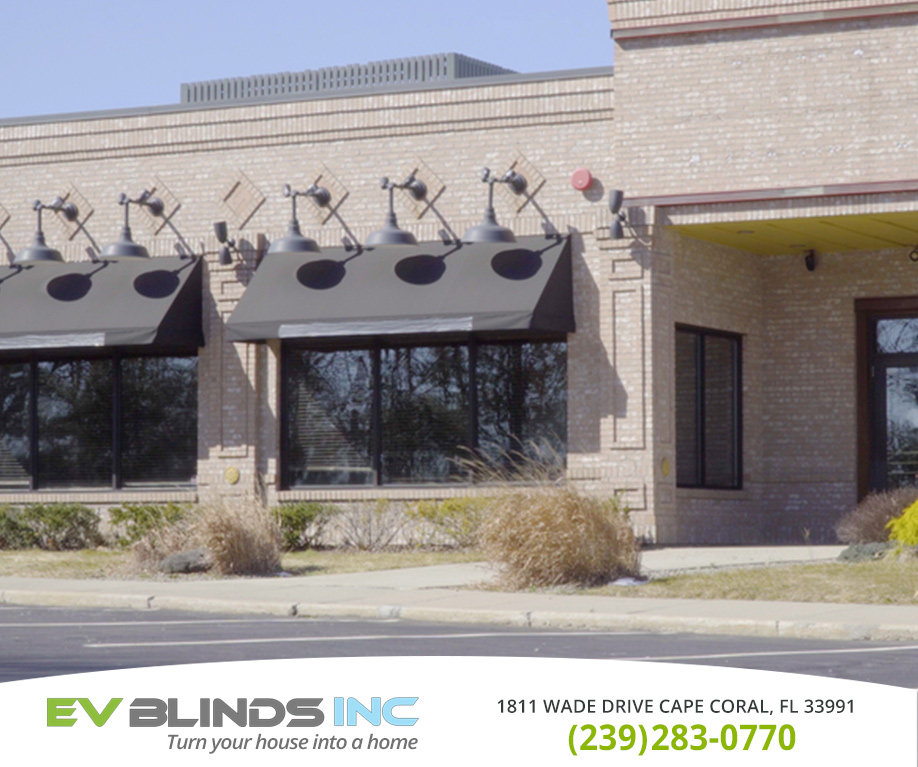 Storefront Blinds in and near North Fort Myers Florida