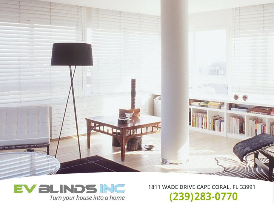 White Blinds in and near North Fort Myers Florida