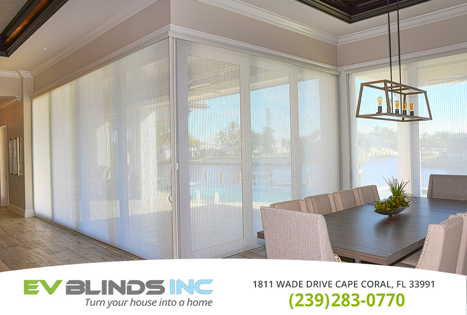 Blinds for Large Windows in and near Sanibel Florida