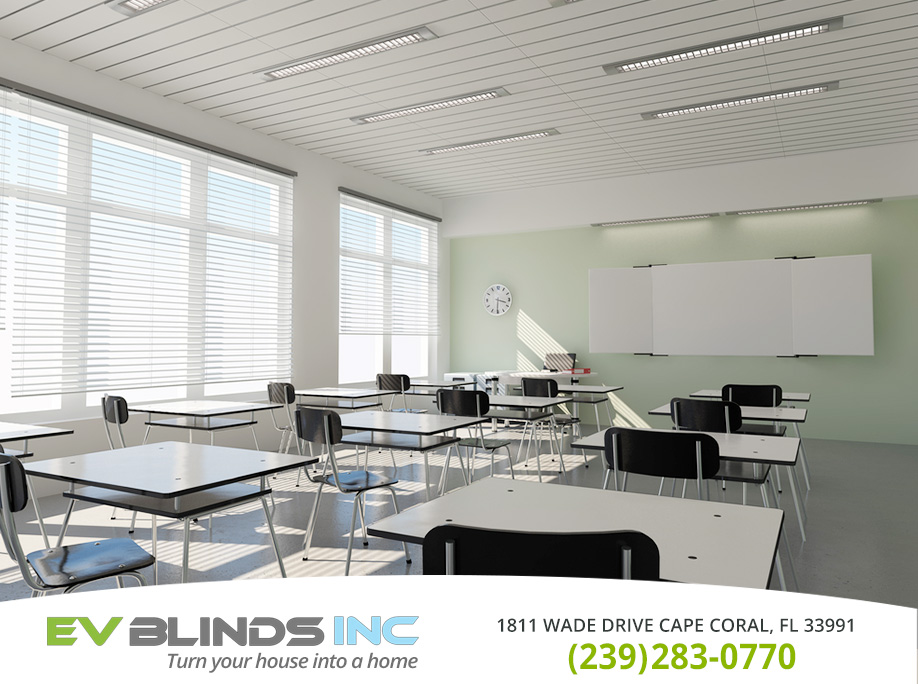 School Blinds in and near Sanibel Florida