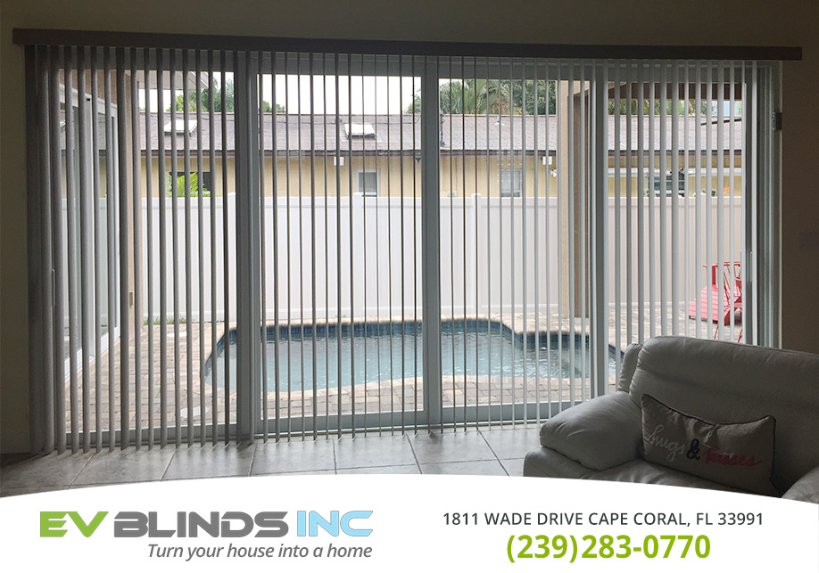 Vertical Blinds in and near Naples Florida
