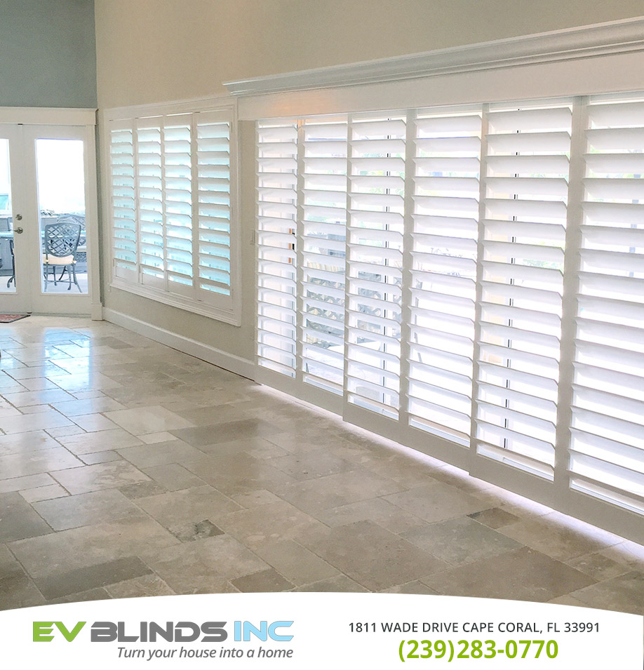 Sliding Door Blinds in and near Cape Coral Florida