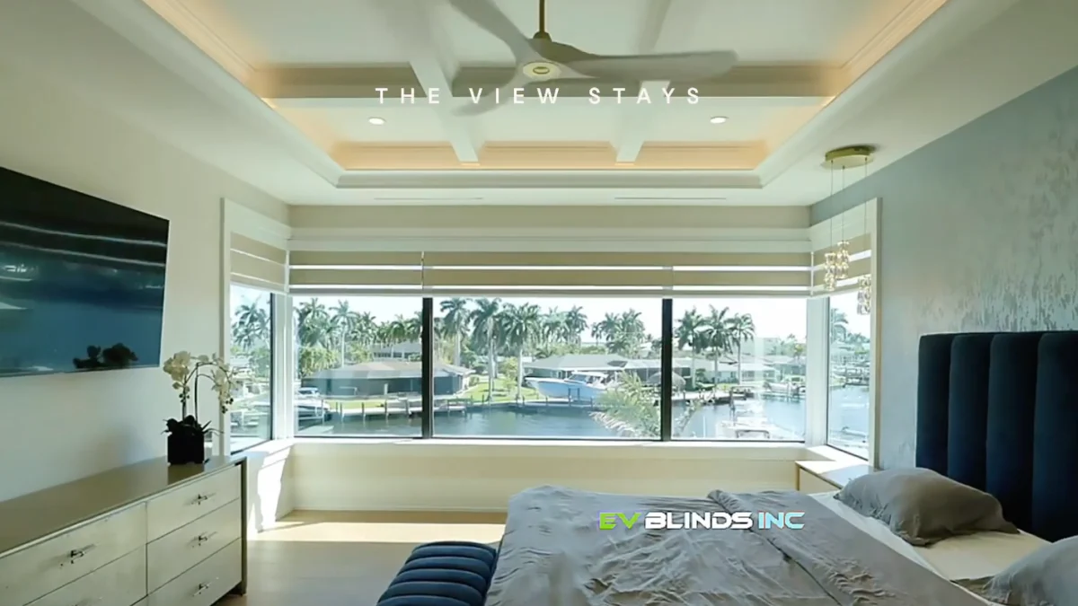 130 inches of oversized window treatments and double shades solution.