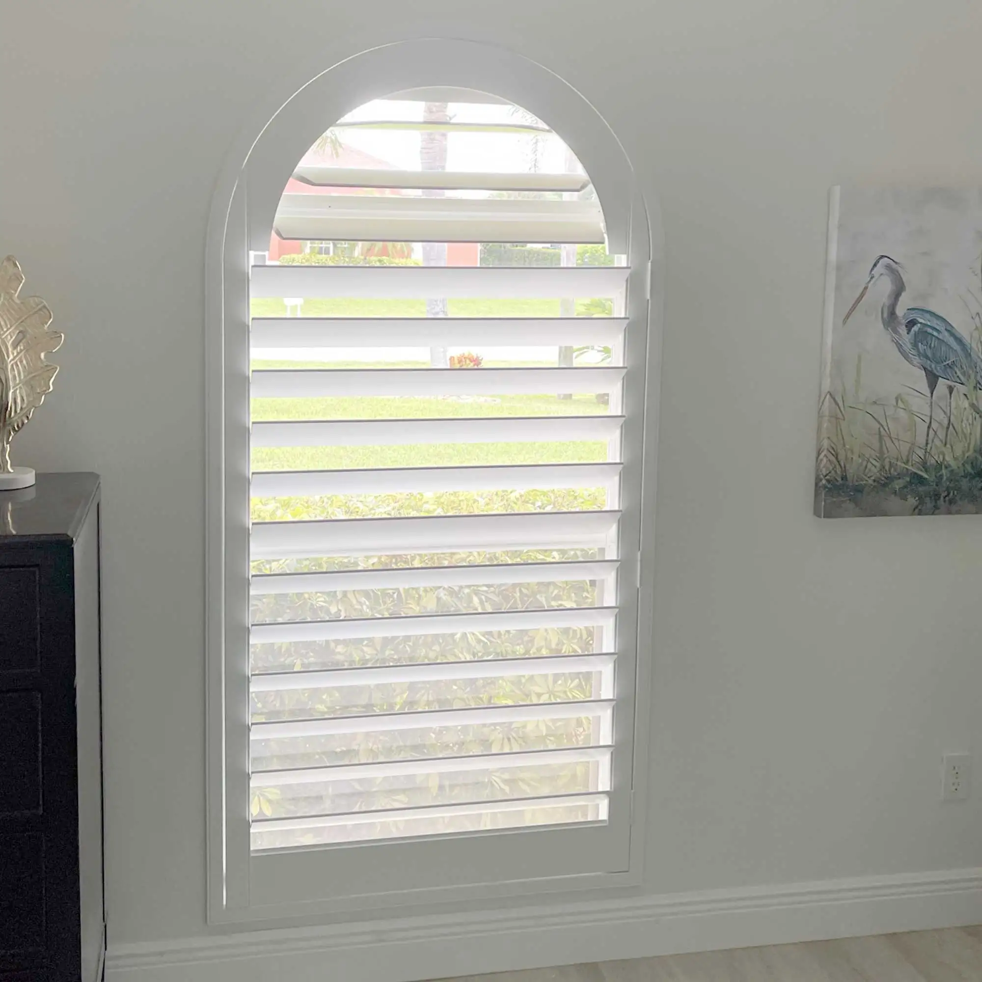 arched window shutters