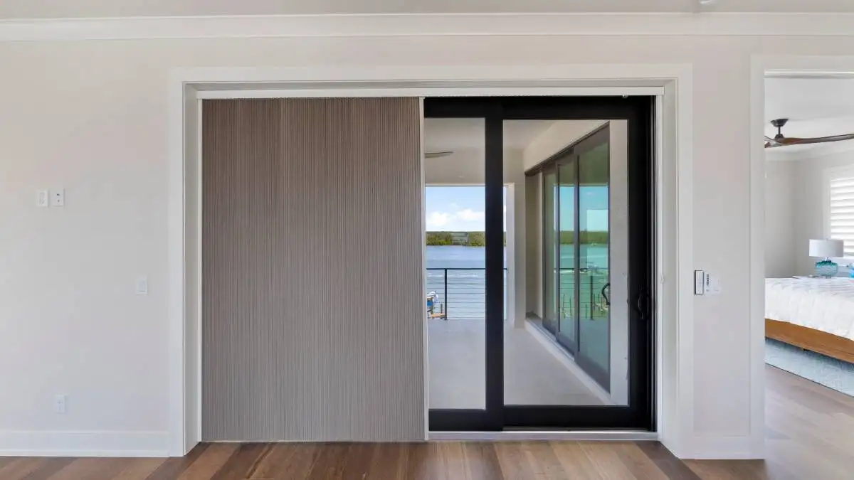 Blackout Cellular Sliders Beach Front Half Close Ev Blinds Treatment Store 1200x675px