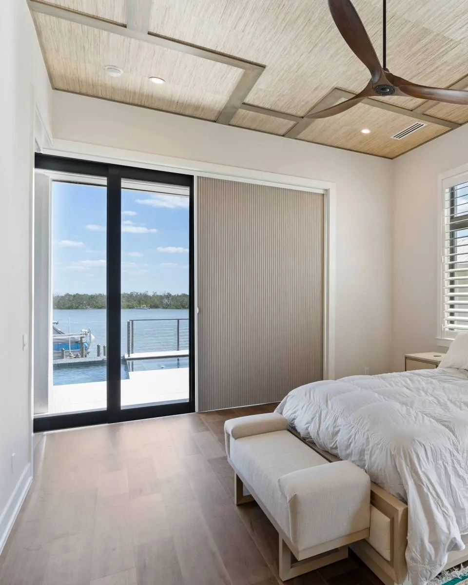 Blackout Cellular Sliders Bedroom Beach Front Half Close Ev Blinds Treatment Store 960x1200px