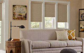 Blackout Roller Shades Custom Window Treatments by EV Blinds