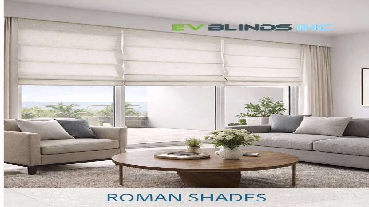 Powered Roman shade supporting convenient everyday operation