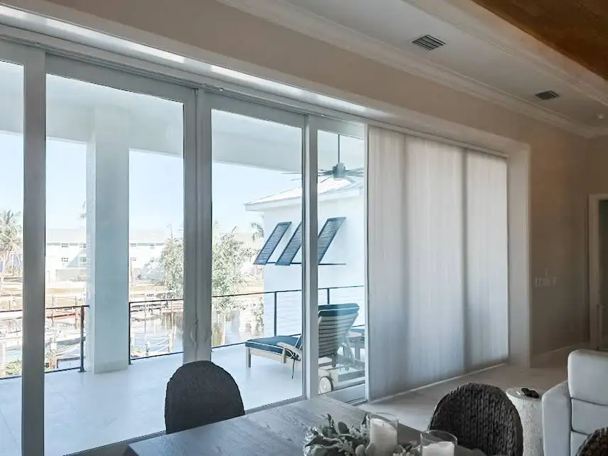 Cellular Shades for Sliding Door in balcony in Fort Myers