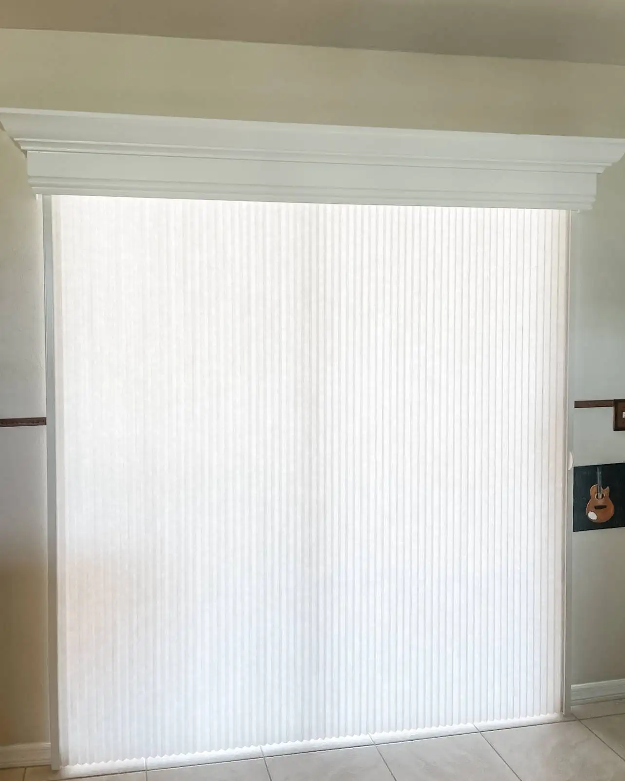 Cellular Shades | Sliding Door | dining room | Estero Cellular Shades for Sliding Door in dining room in Estero