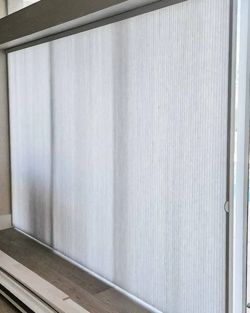Cellular Shades for Sliding Door in dining room in Fort Myers