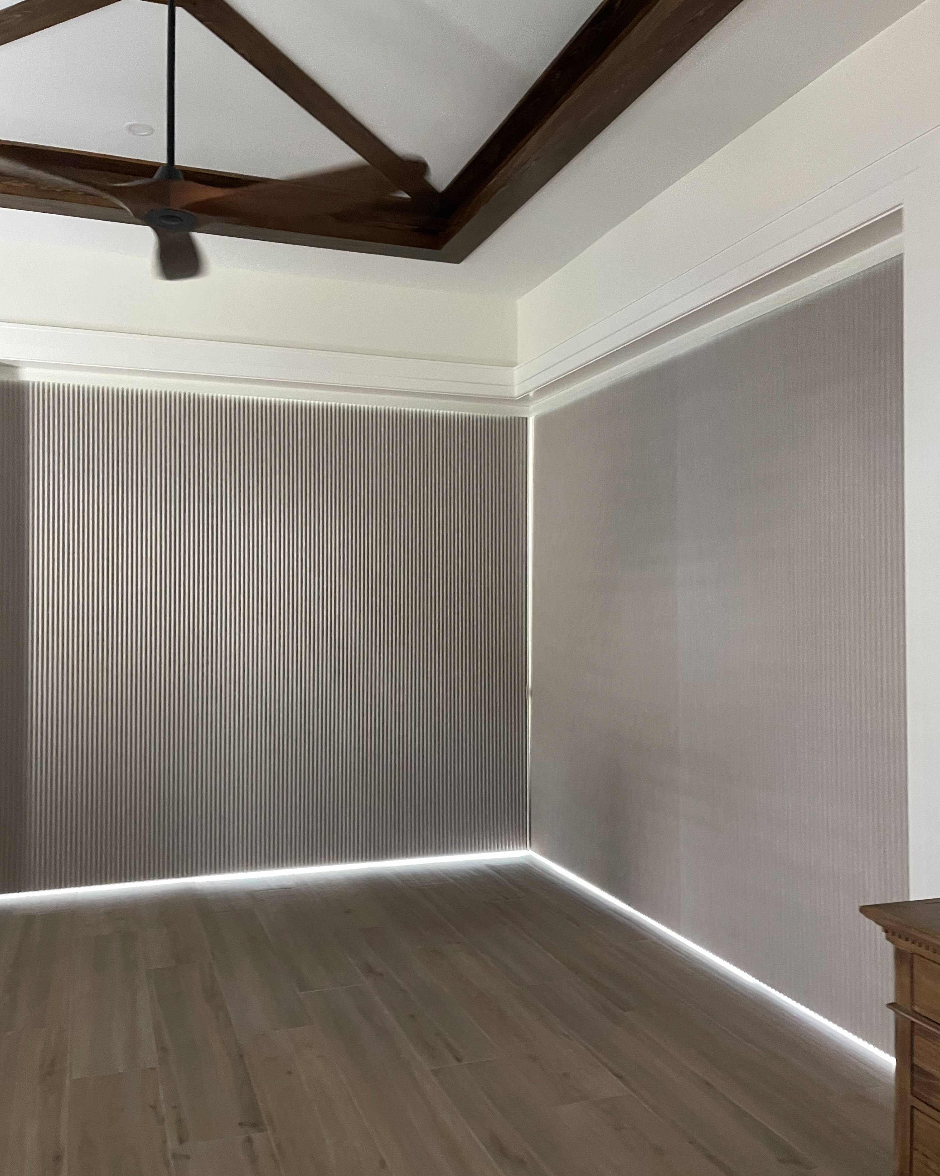 Cellular Shades for sliding doors in living room in Cape Coral