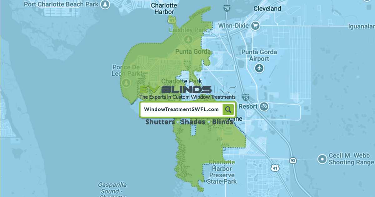 Custom Shades, Shutters & Blinds in Punta Gorda FL | Custom Window Treatment SWFL - EV Blinds