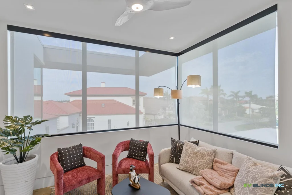 Ev Blinds Window Treatments Before After Transformation