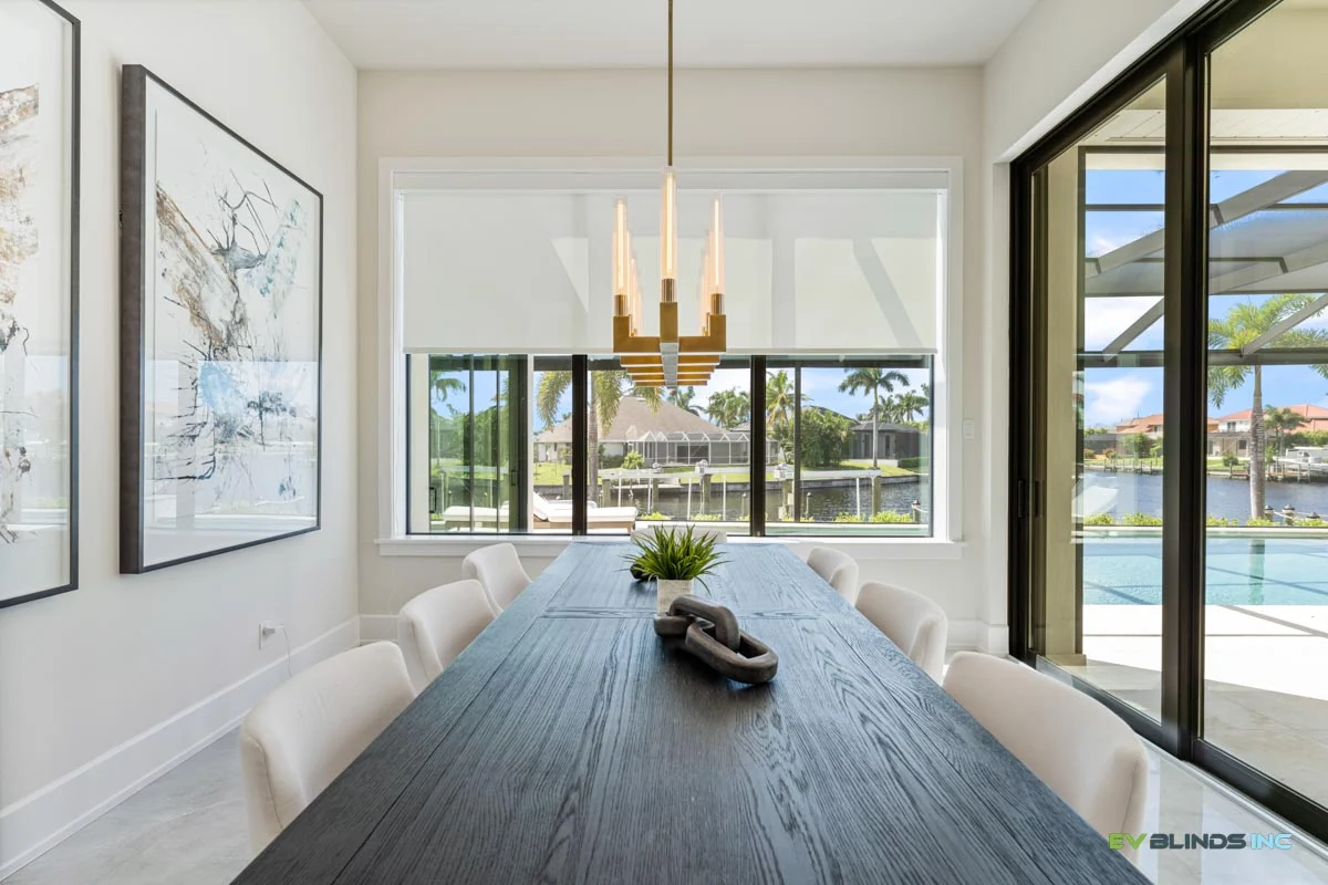 Kitchen roller shades