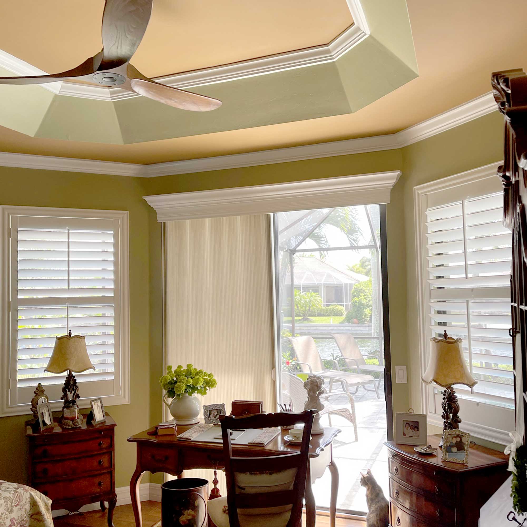 faux wood shutters