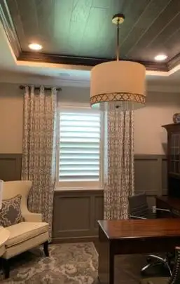 Custom Blinds for home office by EV Blinds in Cape Coral FL