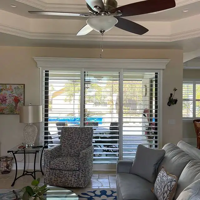 horizontal blinds for sliding glass doors - Window Treatments SWFL- EV Blinds