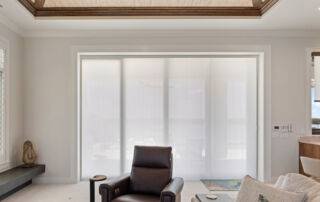 Light Filtering Cellular Sliders Living Room Full Close EV Blinds Light Filtering Cellular Sliders Living Room Full Close by EV Blinds custom window treatments