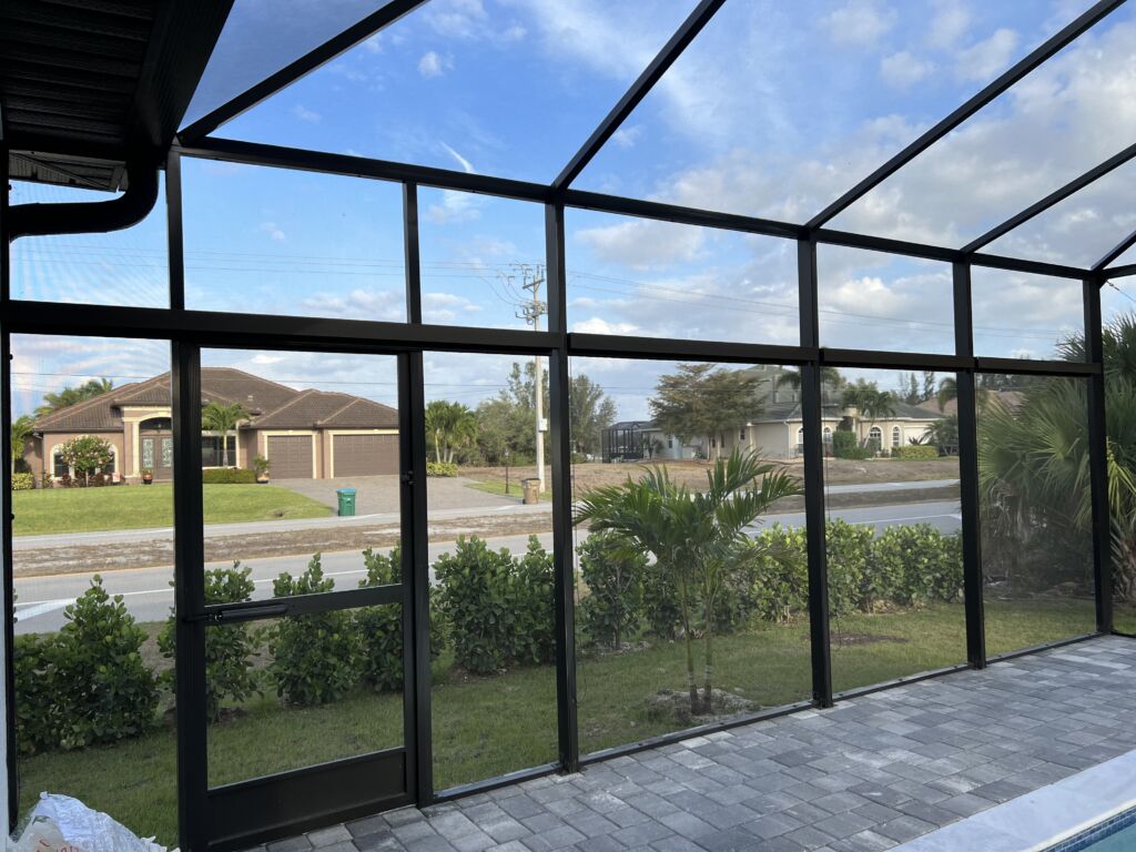 Outdoor Window Treatment Installation Ev Blinds