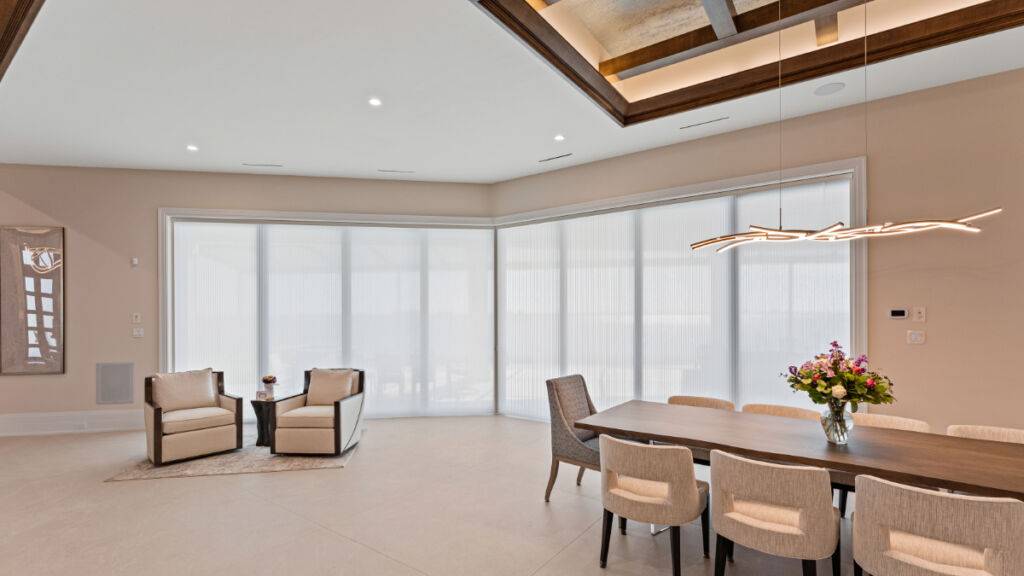 light filtering honeycomb shades for oversized sliding glass door blinds | EV Blinds