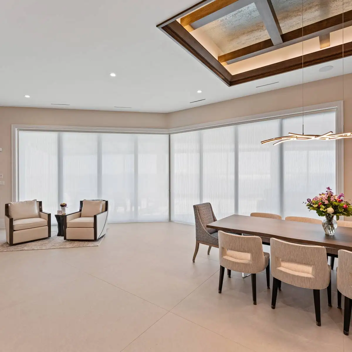 Light Filtering Cellular Sliders Dining Ev Blinds Treatment Store 1200x1200px