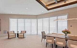 Light Filtering Cellular Sliders Dining EV Blinds Light Filtering Cellular Sliders Dining by EV Blinds custom window treatments