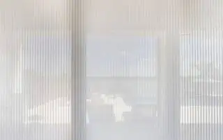 Light Filtering Cellular Sliders Screen EV Blinds Light Filtering Cellular Sliders Screen by EV Blinds custom window treatments