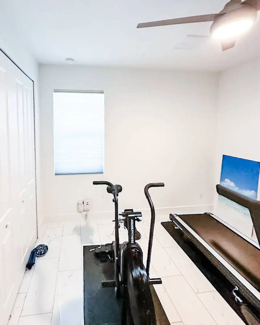 Light Filtering for small window blind in home gym in Fort Myers