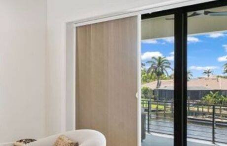 Custom Blinds for living room by EV Blinds in Lehigh Acres FL