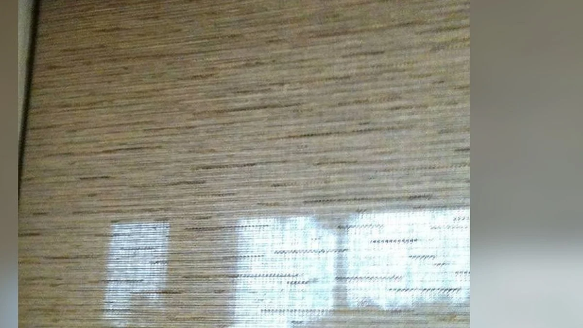Woven shade texture showing the pattern of natural material