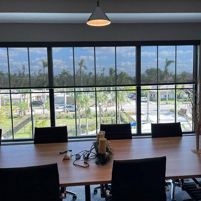 Motorized Blinds for large windows | Blinds for Large Windows and Large Sliding Doors - Custom Window Treatments - EV Blinds