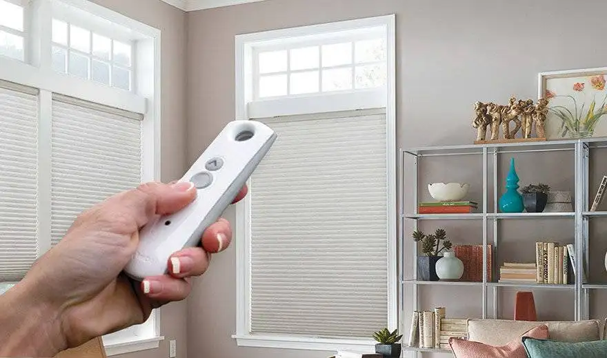 Effortless control with one touch or voice command. Integrates with Alexa, Google Assistant, and Control4 for fully automated shade schedules.