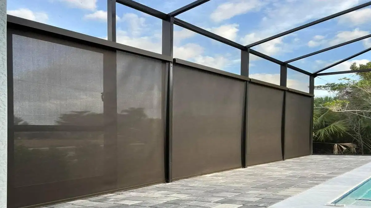 Outdoor blinds and shades