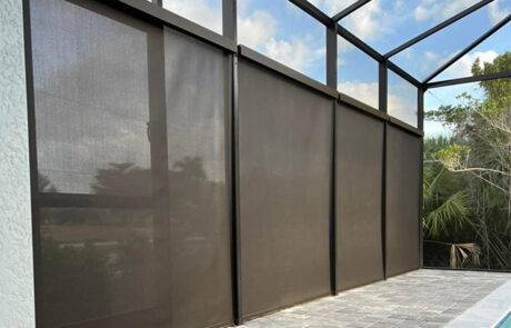 Outdoor shades for lanais- Window Treatments SWFL - EV Blinds