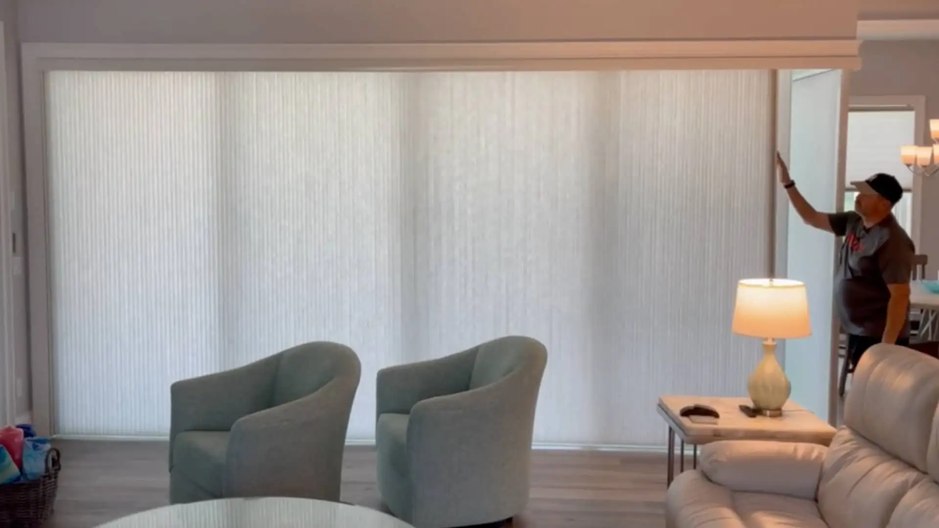 Oversized Window Slider for Large Windows and large Sliding Door | Custom Window Treatments - EV Blinds