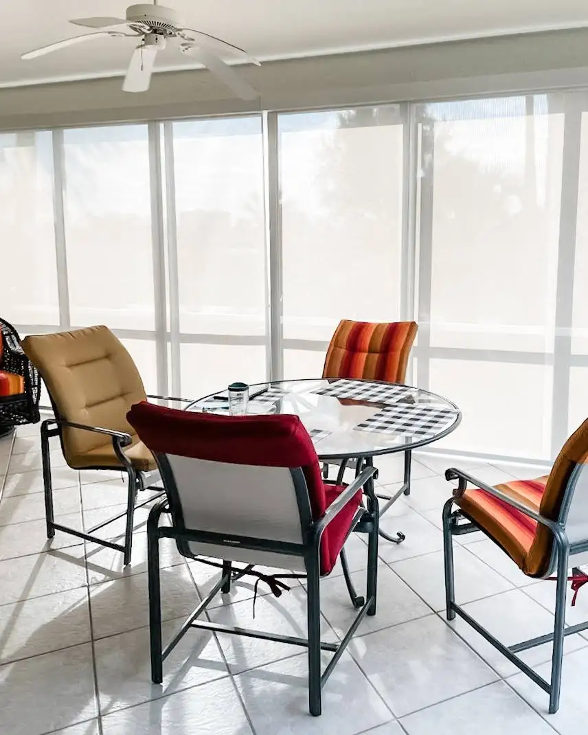 Patio Lanai Window Treatment