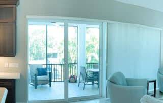 Patio Slider Blind - Window Treatments SWFL - EV Blinds