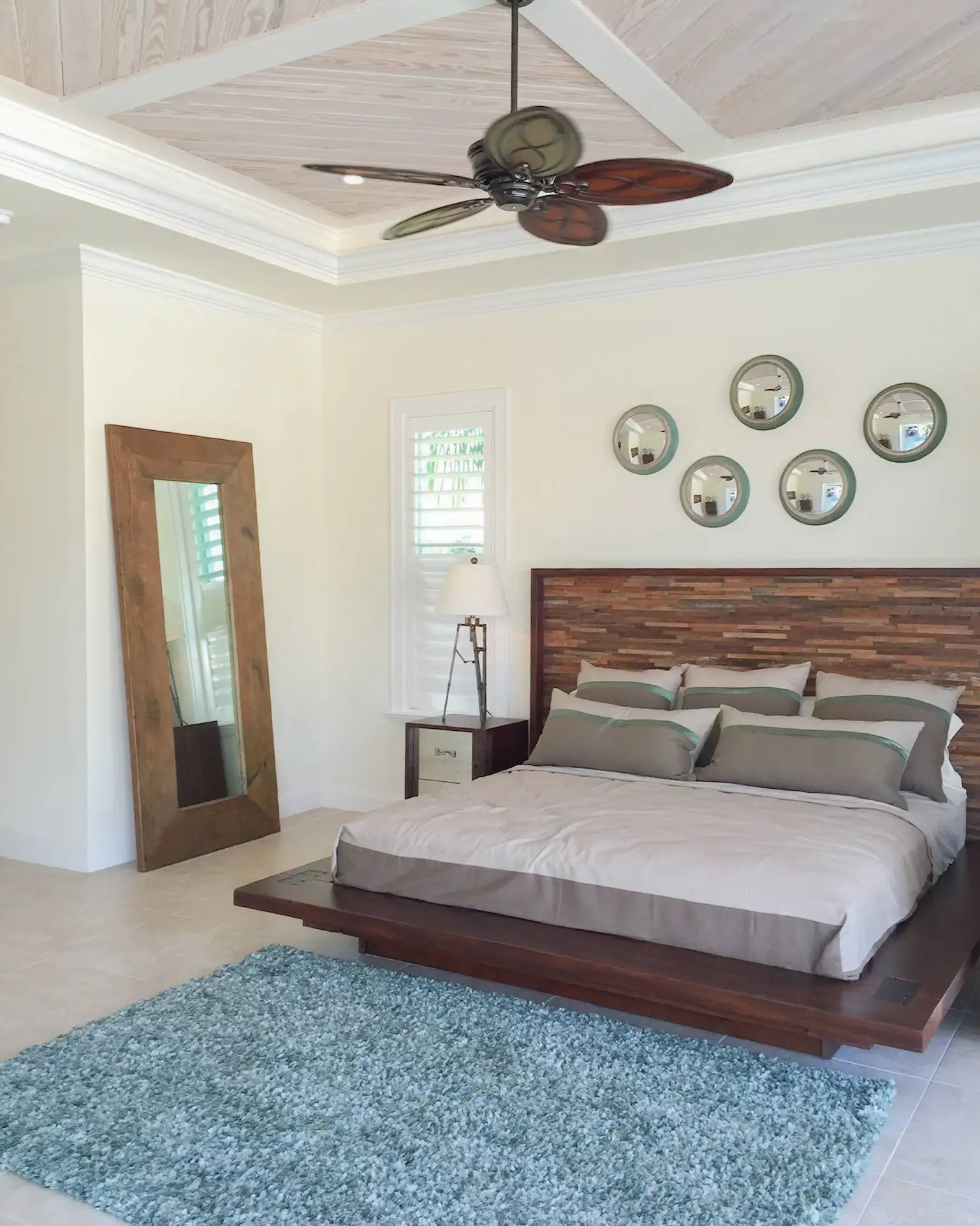 Plantation Shutters for small window blind in bedrooms in Naples