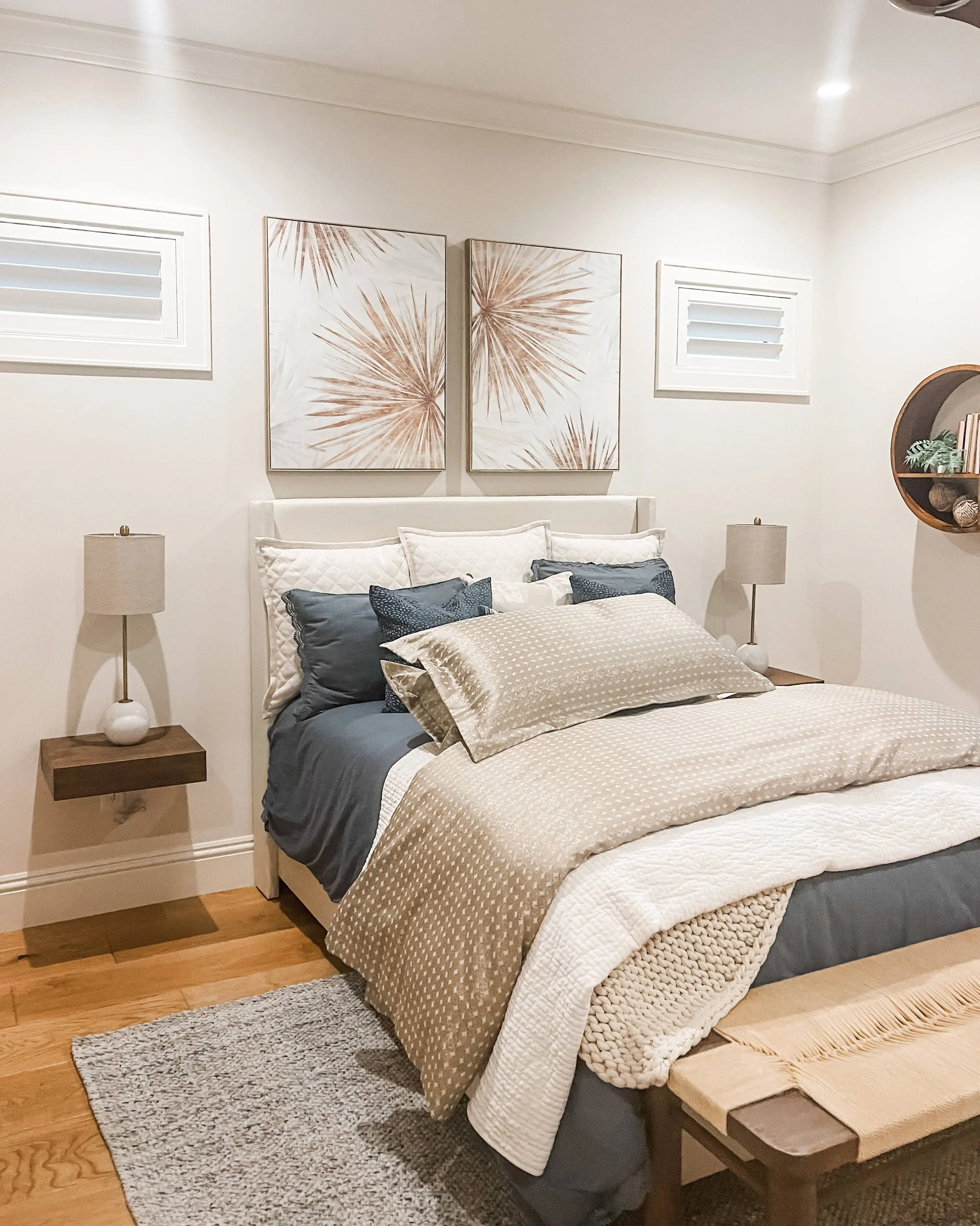 Plantation Shutters for small window blind in bedrooms in Naples