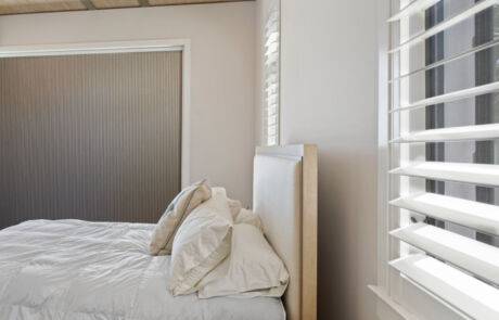 Plantation Shutters Bed Room Close Corner Window Ev Blinds Window Treatment Store 1200x675px