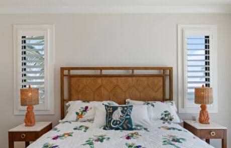 Plantation Shutters Bed Room Two Window Ev Blinds Window Treatment Store 1200x675px
