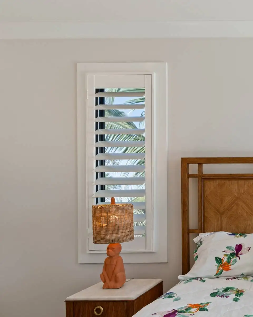Plantation Shutters Bed Room Two Window Ev Blinds Window Treatment Store 960x1200px