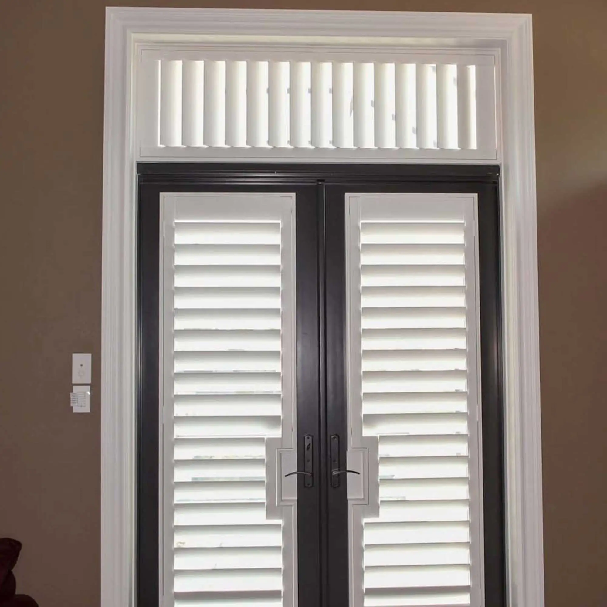 wooden window shutters interior