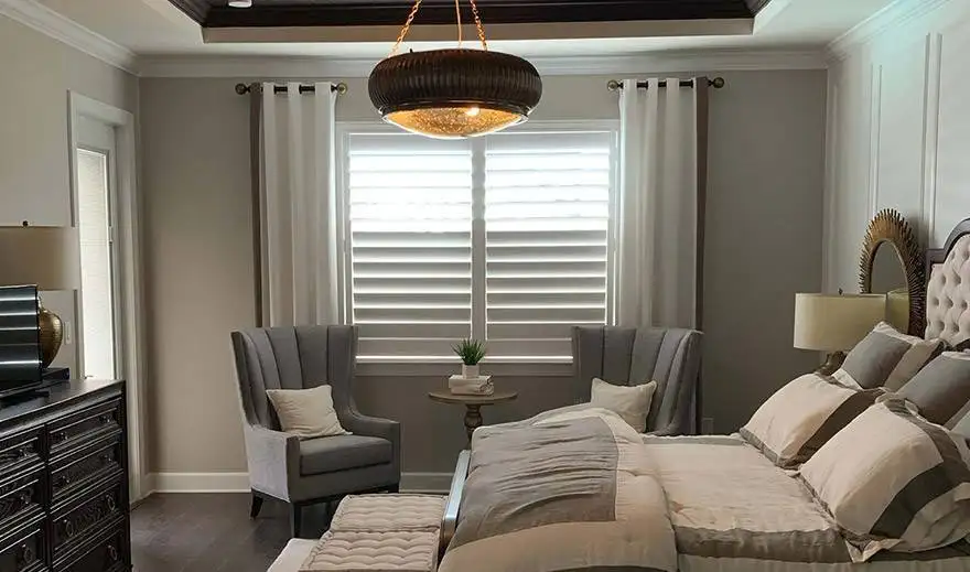 Custom Shutters — professional installation by EV Blinds in Southwest Florida